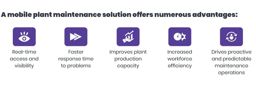 mobile plant maintenance advantages