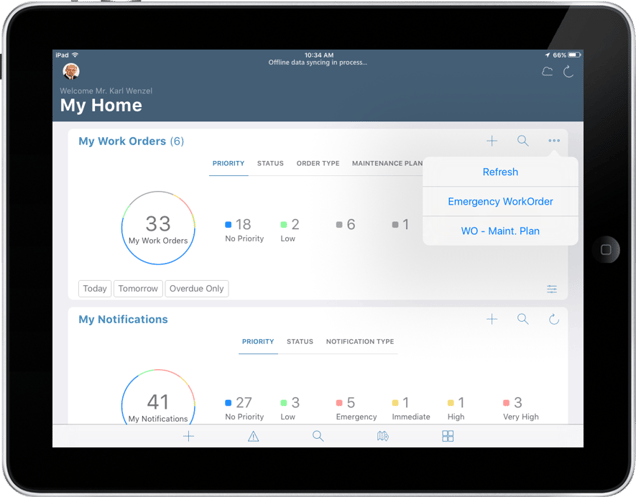 mWorkOrder 6.1 Screen 05