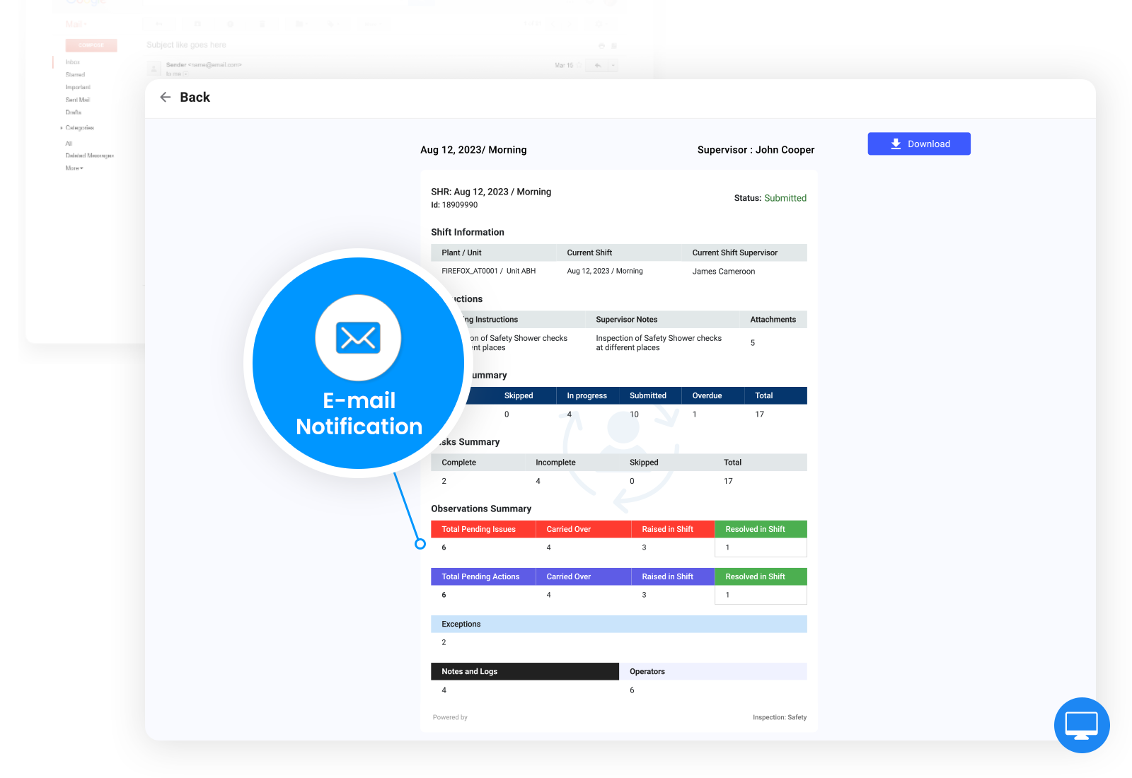 Report PDF Conversion and Email Delivery Module