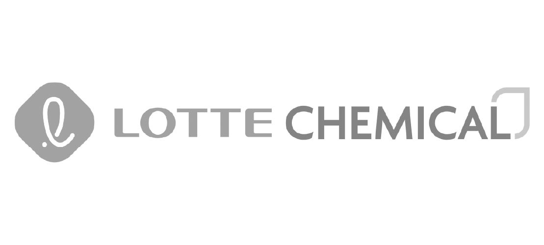 lotte chemical greyscale logo for landing page template - 20250730