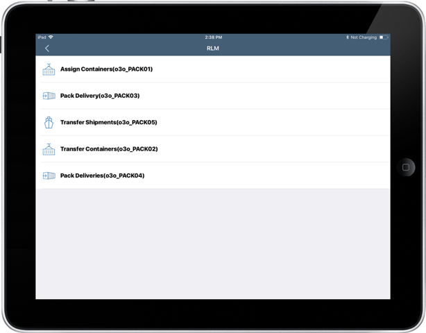 New Modules for Remote Logistic Management (RLM)