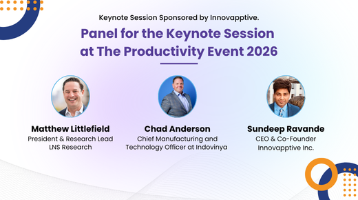 Panel for the Keynote Session  at The Productivity Event 2026