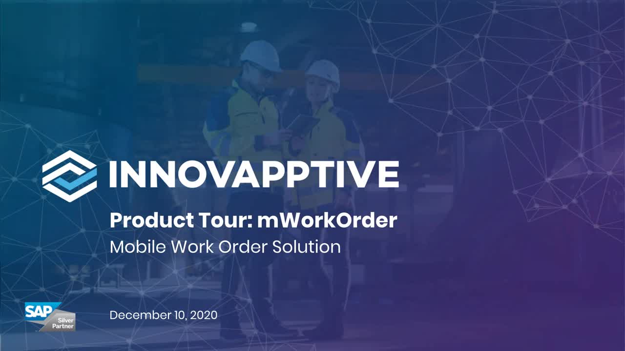 Product Tour: Mobile Work Order Solution