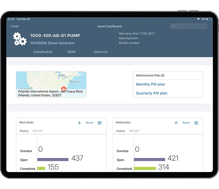 Asset Equipment Dashboard