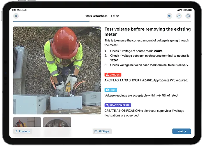 Mobile Work Instructions for SAP