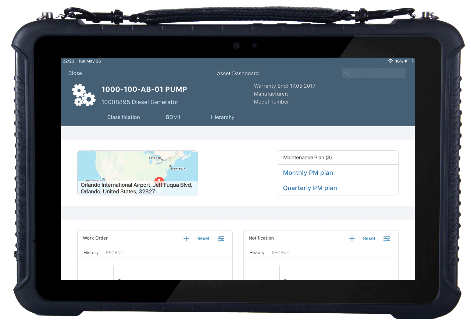 Asset Equipment Dashboard