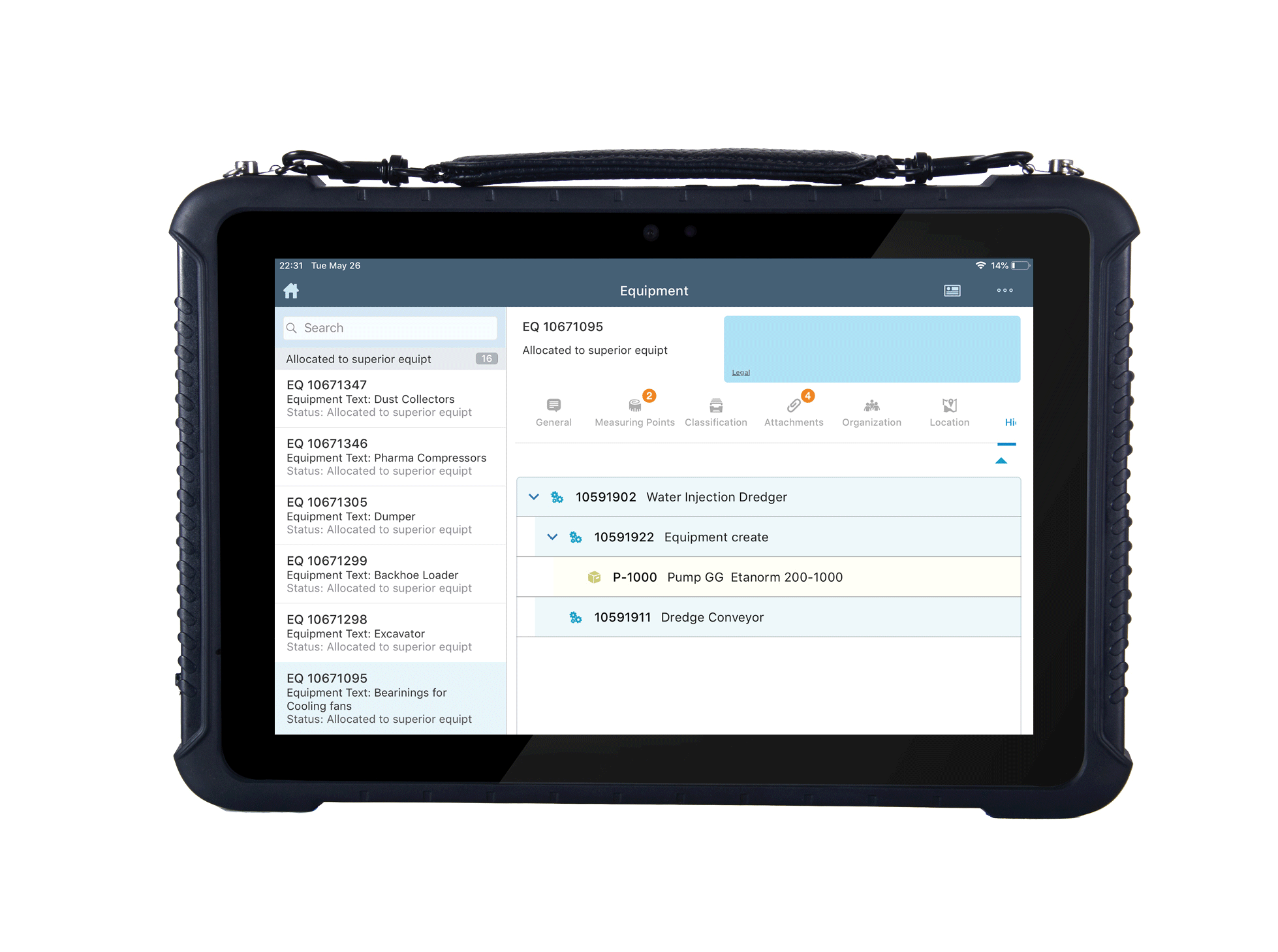 View Functional Location & Equipment Hierarchy